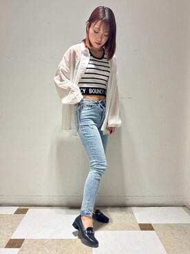 「ESPERANZA（エスペランサ）のアイテム」を使った、せらら⭐️さん（レディース・157cm）の夏コーディネート
