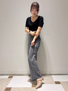 「ESPERANZA（エスペランサ）のアイテム（パンプス）」を使った、せらら⭐️さん（レディース・157cm）の夏コーディネート