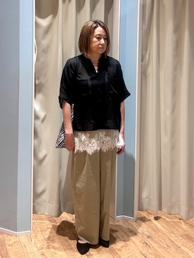 yuさん(レディース・160cm)の夏コーディネート