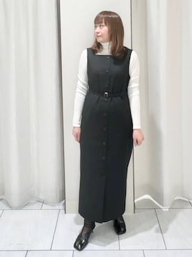 「UNTITLED（アンタイトル）のアイテム（ワンピース/ドレス）」を使った、ʏᴜᴋɪᴋᴏさん（レディース・155cm）の春コーディネート