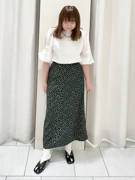 「COCUE（コキュ）のアイテム」を使った、ʏᴜᴋɪᴋᴏさん（レディース・155cm）の春コーディネート