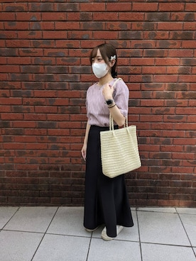 「ITS'DEMO（イッツデモ）のアイテム」を使った、ななさん（レディース・150cm）の春コーディネート