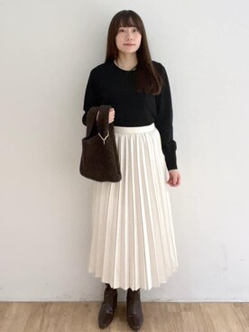 Rさん（レディース・160cm）の冬コーディネート