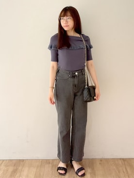 Rさん(レディース・160cm)の秋コーディネート