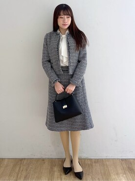 Rさん（レディース・160cm）の冬コーディネート