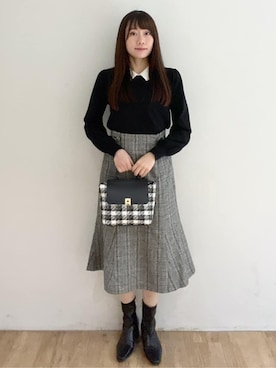 Rさん(レディース・160cm)の秋コーディネート