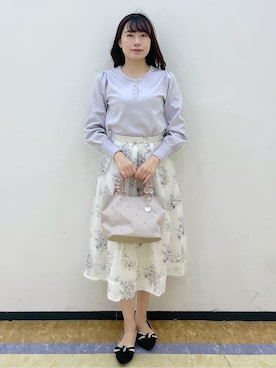 「index（インデックス）のアイテム（バッグ）」を使った、Rさん（レディース・160cm）の冬コーディネート