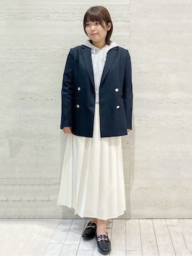 「SOUP（スープ）のアイテム」を使った、fukaopcさん（レディース・158cm）の春コーディネート