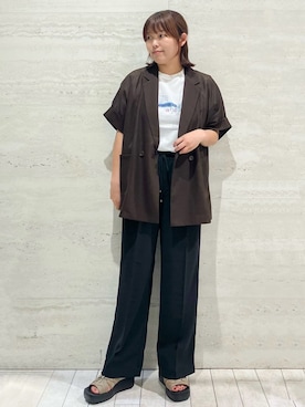 fukaopcさん（レディース・157cm）の夏コーディネート