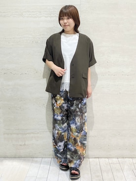 fukaopcさん（レディース・158cm）の夏コーディネート