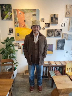 「LAVENHAM(ラベンハム)のアイテム」を使った、ritmosさん(メンズ・168cm)の春コーディネート