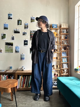 「ILL'S（イルズ）のアイテム」を使った、ritmosさん（メンズ・168cm）の夏コーディネート