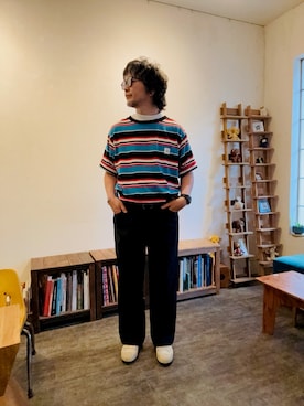 「uniform experiment（ユニフォームエクスペリメント）のアイテム」を使った、ritmosさん（メンズ・168cm）の夏コーディネート