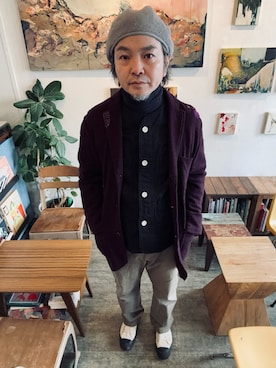 「COMME des GARCONS（コムデギャルソン）のアイテム」を使った、ritmosさん（メンズ・168cm）の春コーディネート