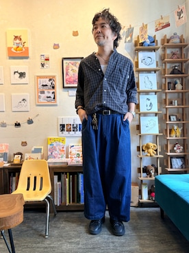 「ILL'S（イルズ）のアイテム」を使った、ritmosさん（メンズ・168cm）の秋コーディネート