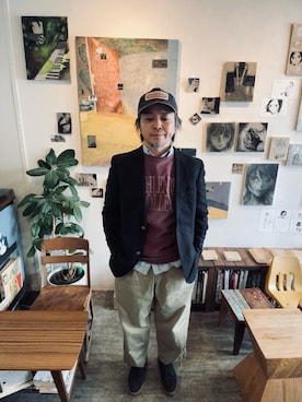 「RRL(ダブル アール エル)のアイテム」を使った、ritmosさん(メンズ・168cm)の春コーディネート