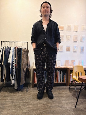 「JOURNAL STANDARD（ジャーナルスタンダード）のアイテム（パンツ、その他）」を使った、ritmosさん（メンズ・168cm）の夏コーディネート