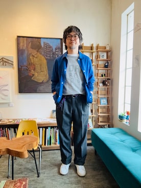 「uniform experiment（ユニフォームエクスペリメント）のアイテム」を使った、ritmosさん（メンズ・168cm）の夏コーディネート