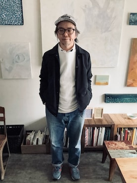 「RED KAP（レッドキャップ）のアイテム」を使った、ritmosさん（メンズ・168cm）の春コーディネート