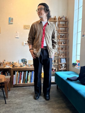 「Wrangler（ラングラー）のアイテム」を使った、ritmosさん（メンズ・168cm）の夏コーディネート