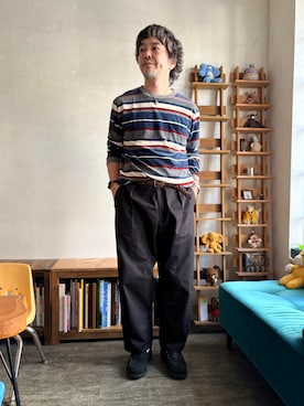 「UNITED ARROWS（ユナイテッドアローズ）のアイテム（トップス）」を使った、ritmosさん（メンズ・168cm）の秋コーディネート