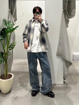 「paradigm（パラダイム）のアイテム」を使った、yonezawaさん（メンズ・173cm）の春コーディネート