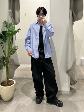 「COLONY 2139（コロニートゥーワンスリーナイン）のアイテム（パンツ）」を使った、yonezawaさん（メンズ・173cm）の春コーディネート