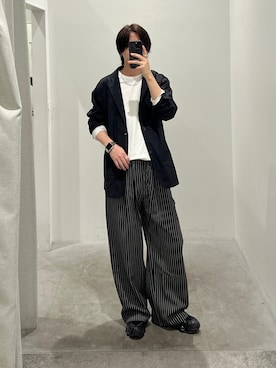 「COLONY 2139（コロニートゥーワンスリーナイン）のアイテム（パンツ）」を使った、yonezawaさん（メンズ・173cm）の春コーディネート