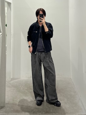 「paradigm（パラダイム）のアイテム」を使った、yonezawaさん（メンズ・173cm）の春コーディネート