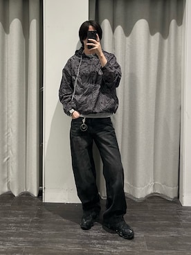 「paradigm（パラダイム）のアイテム」を使った、yonezawaさん（メンズ・173cm）の春コーディネート