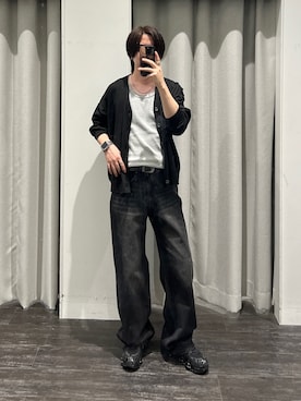 「COLONY 2139（コロニートゥーワンスリーナイン）のアイテム（パンツ）」を使った、yonezawaさん（メンズ・173cm）の春コーディネート