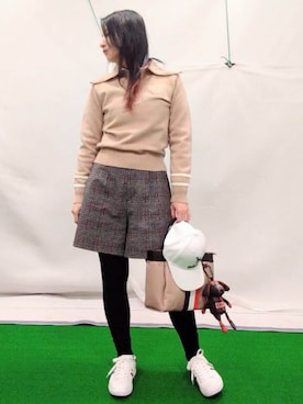 saosao.golfさん（レディース・164cm）の冬コーディネート