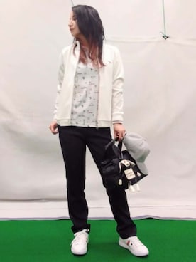 「adabat（アダバット）のアイテム」を使った、saosao.golfさん（レディース・164cm）の冬コーディネート
