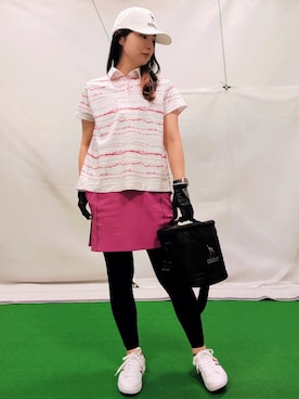 saosao.golfさん（レディース・164cm）の夏コーディネート