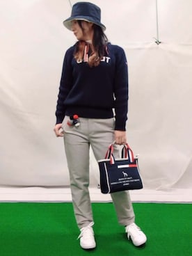 saosao.golfさん(レディース・164cm)の冬コーディネート