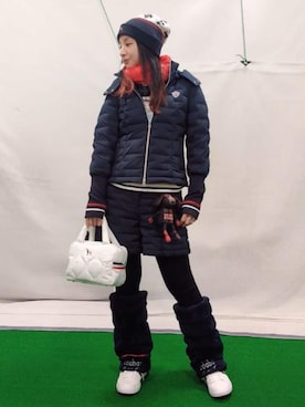 saosao.golfさん（レディース・164cm）の冬コーディネート