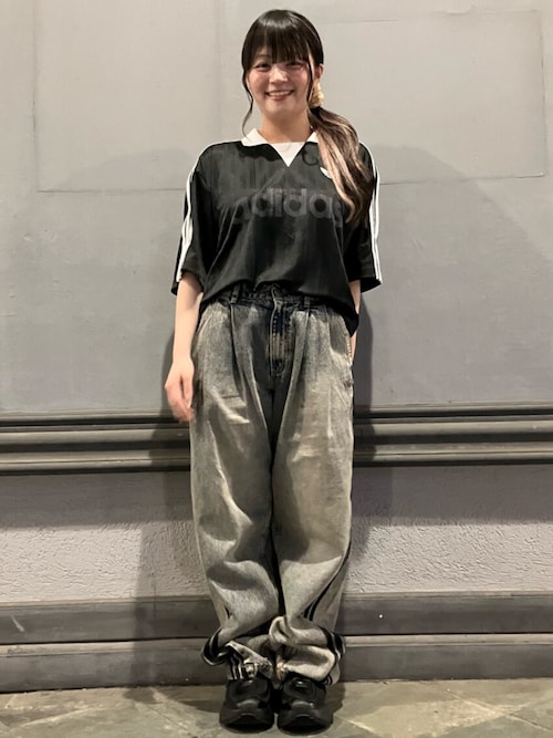 adidas（アディダス） ワイドパンツ ジーンズ Adilenium シーズン 5