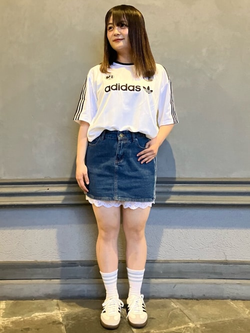 adidasオリジナルススリーストライプスデニムスカート スリーストライプス スカート デニム / アディダスオリジナルス adidas