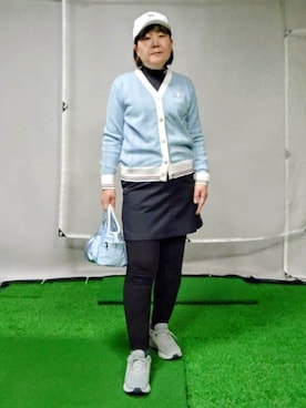 「adabat（アダバット）のアイテム」を使った、tomoさん（レディース・161cm）の冬コーディネート
