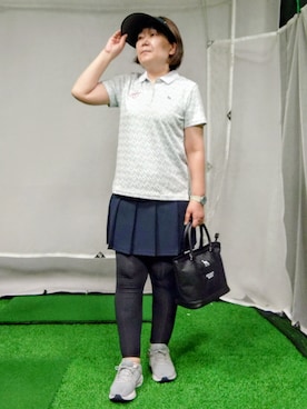 「adabat（アダバット）のアイテム」を使った、tomoさん（レディース・161cm）の夏コーディネート