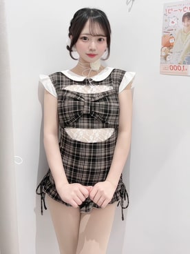「アイテム（水着）」を使った、りおさん（レディース・158cm）の春コーディネート