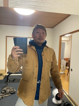 「アイテム（ニットキャップ/ビーニー）」を使った、toutaku1234さん（メンズ・167cm・30代）の冬コーディネート