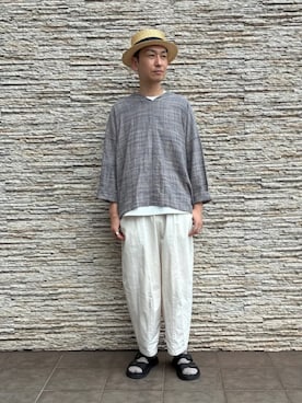 Clarks Japanさん（メンズ・176cm）の夏コーディネート