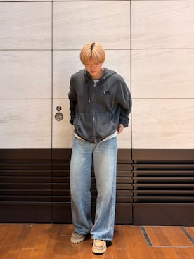 「モカシン」｜Clarks Japanさん（メンズ・164cm）の春コーディネート