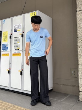 「Clarks（クラークス）のアイテム」を使った、Clarks Japanさん（メンズ・176cm）の夏コーディネート