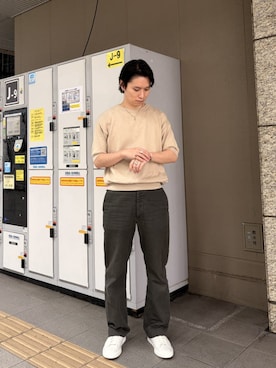 「Clarks（クラークス）のアイテム」を使った、Clarks Japanさん（メンズ・170cm）の夏コーディネート