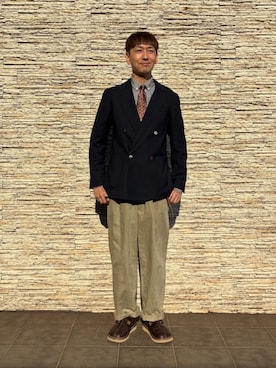 Clarks Japanさん(メンズ・176cm)の冬コーディネート