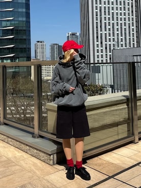 「アウトドア」｜Clarks Japanさん（レディース・156cm）の春コーディネート