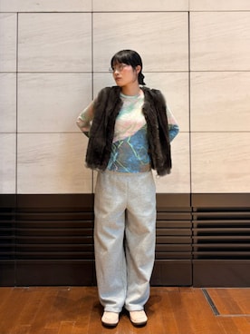 「モカシン」｜Clarks Japanさん（レディース・170cm）の春コーディネート