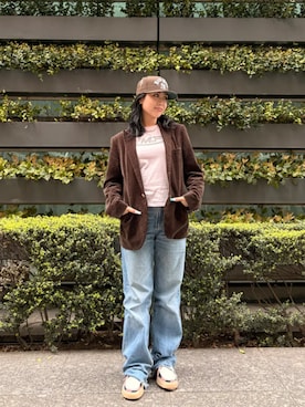 「モカシン」｜Clarks Japanさん（レディース・165cm）の春コーディネート